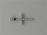 Charm Gioielleria Dossena  in Oro bianco Zircone CHOR-60-253